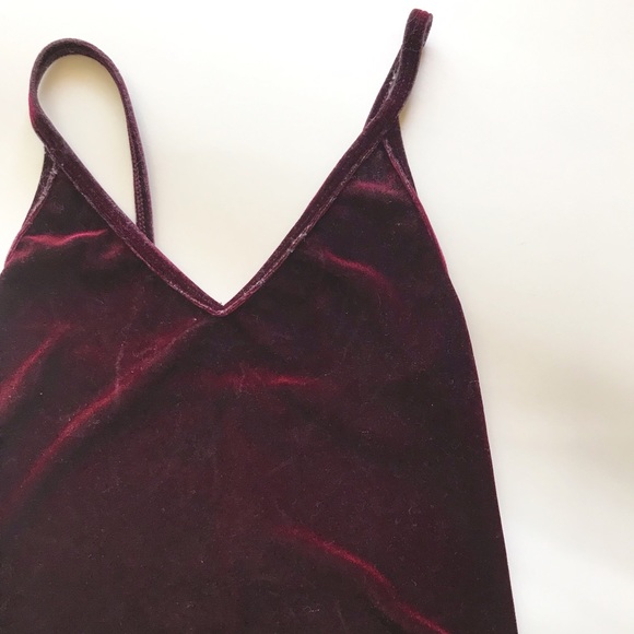 Brandy Melville - Velvet V Neck Cami - Picture 3 of 5